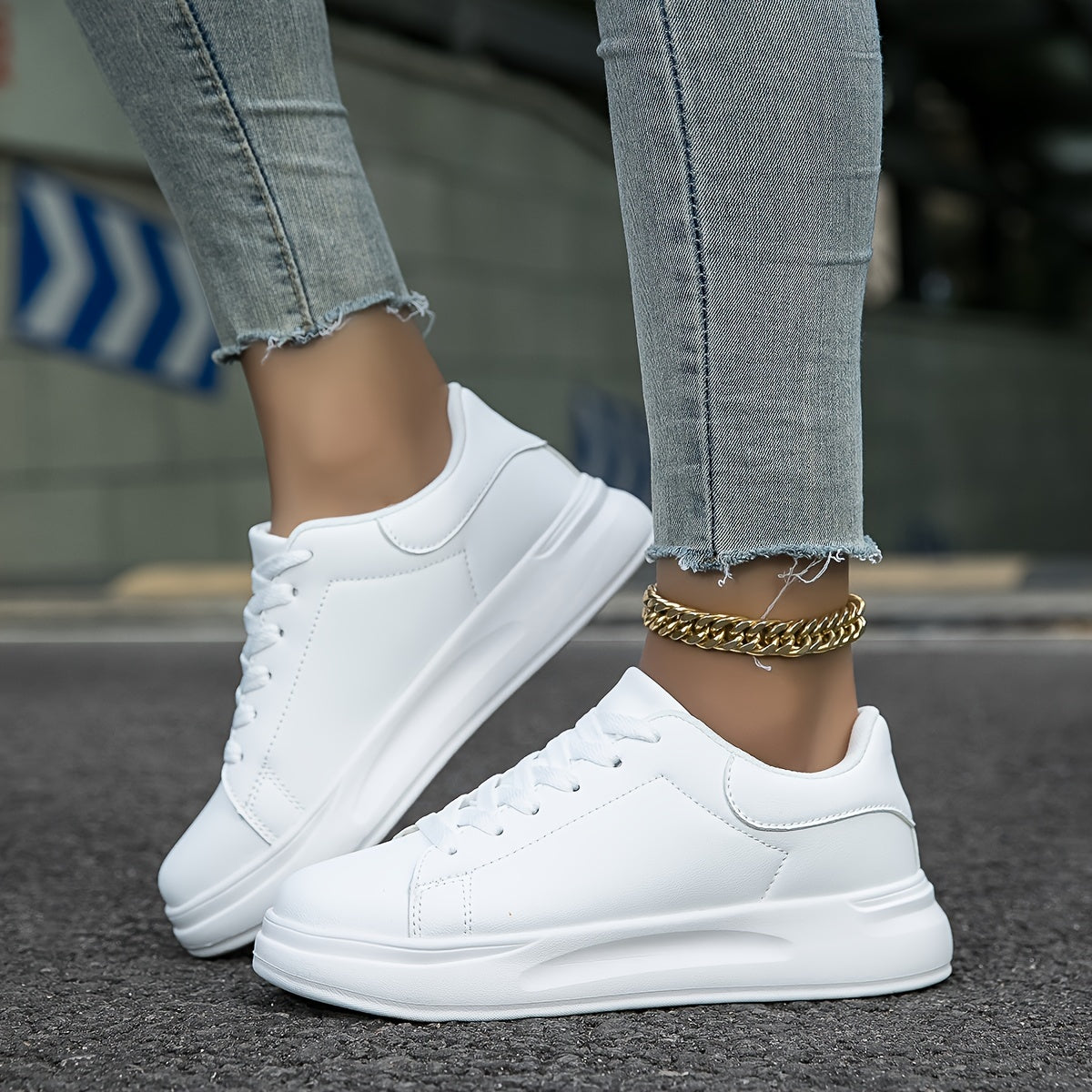 Dames Sneakers Wit 'Zania' – Orthopedisch & Comfortabel