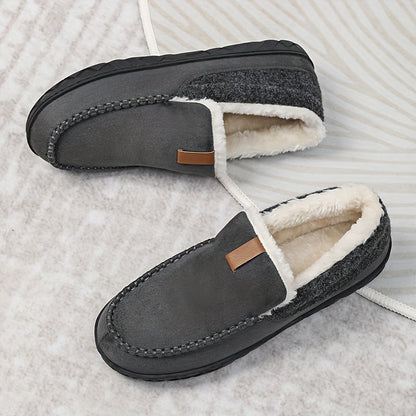 Loafers Pantoffels Heren – Schapenwollen Winter Sloffen