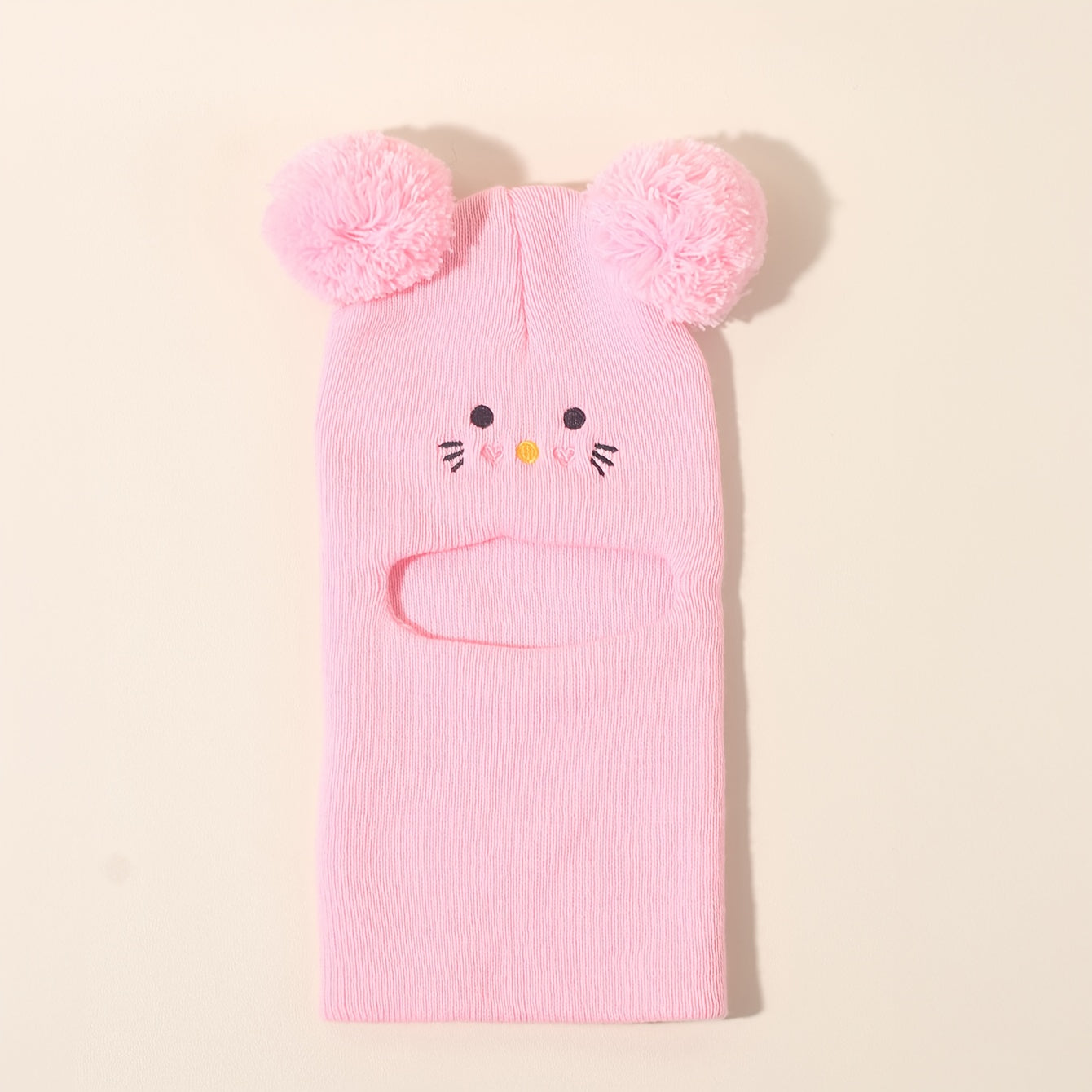 Warme Baby Muts met Oortjes – Zachte Gebreide Wintermuts