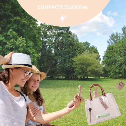 3-in-1 Handventilator – Festival Ventilator met Spiegel en Powerbank