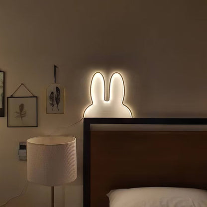 Konijn Nachtlampje 'Snuffie' – Slaapkamer & Kinderkamer LED Verlichting