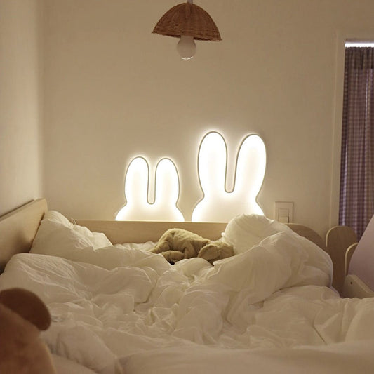Konijn Nachtlampje 'Snuffie' – Slaapkamer & Kinderkamer LED Verlichting