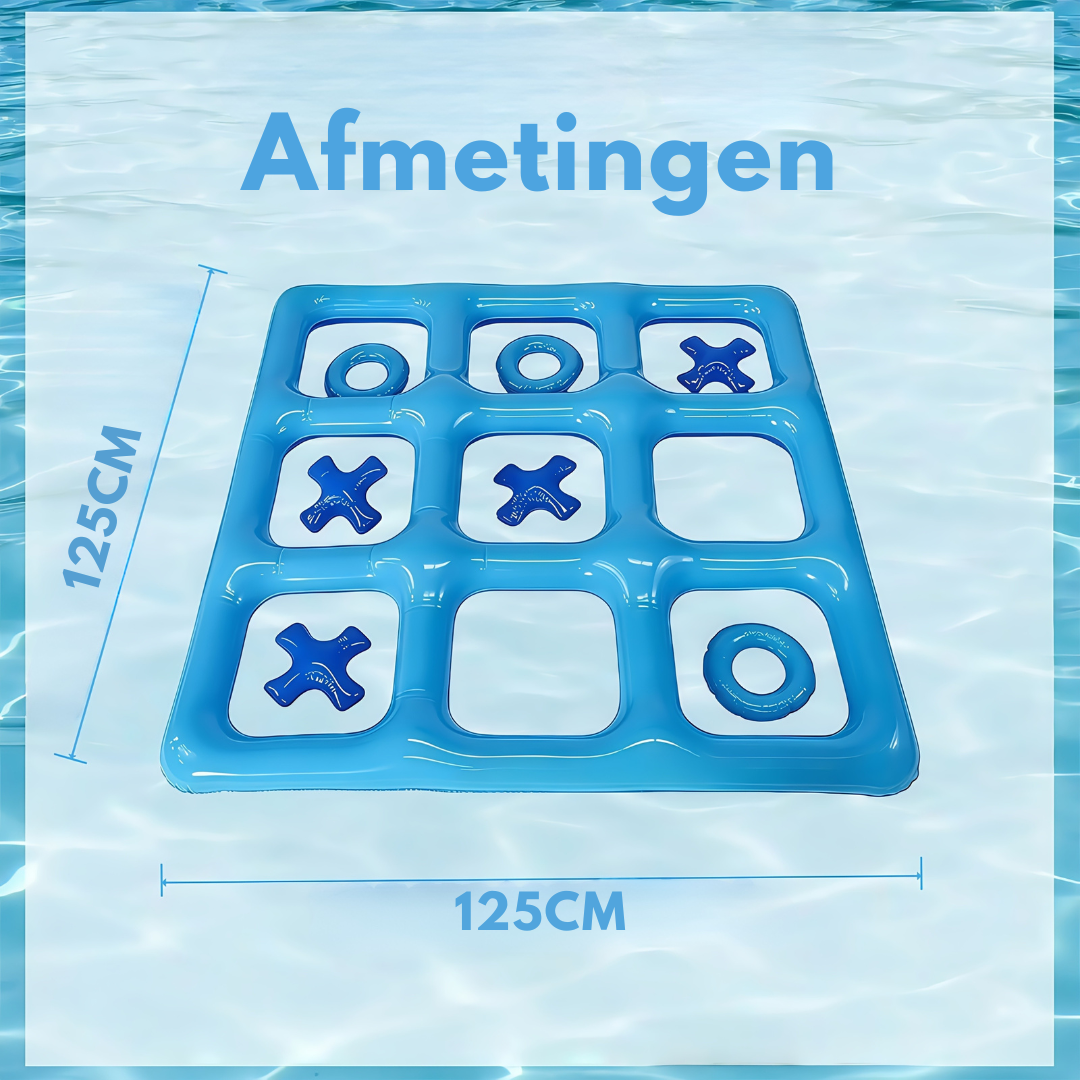 Opblaasbaar XXL Tic Tac Toe Spel Voor Zwembad