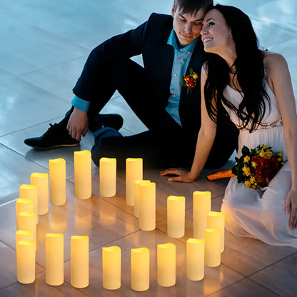 LED Kaarsen – Set van 12 Kaarsen met Timer & Afstandsbediening