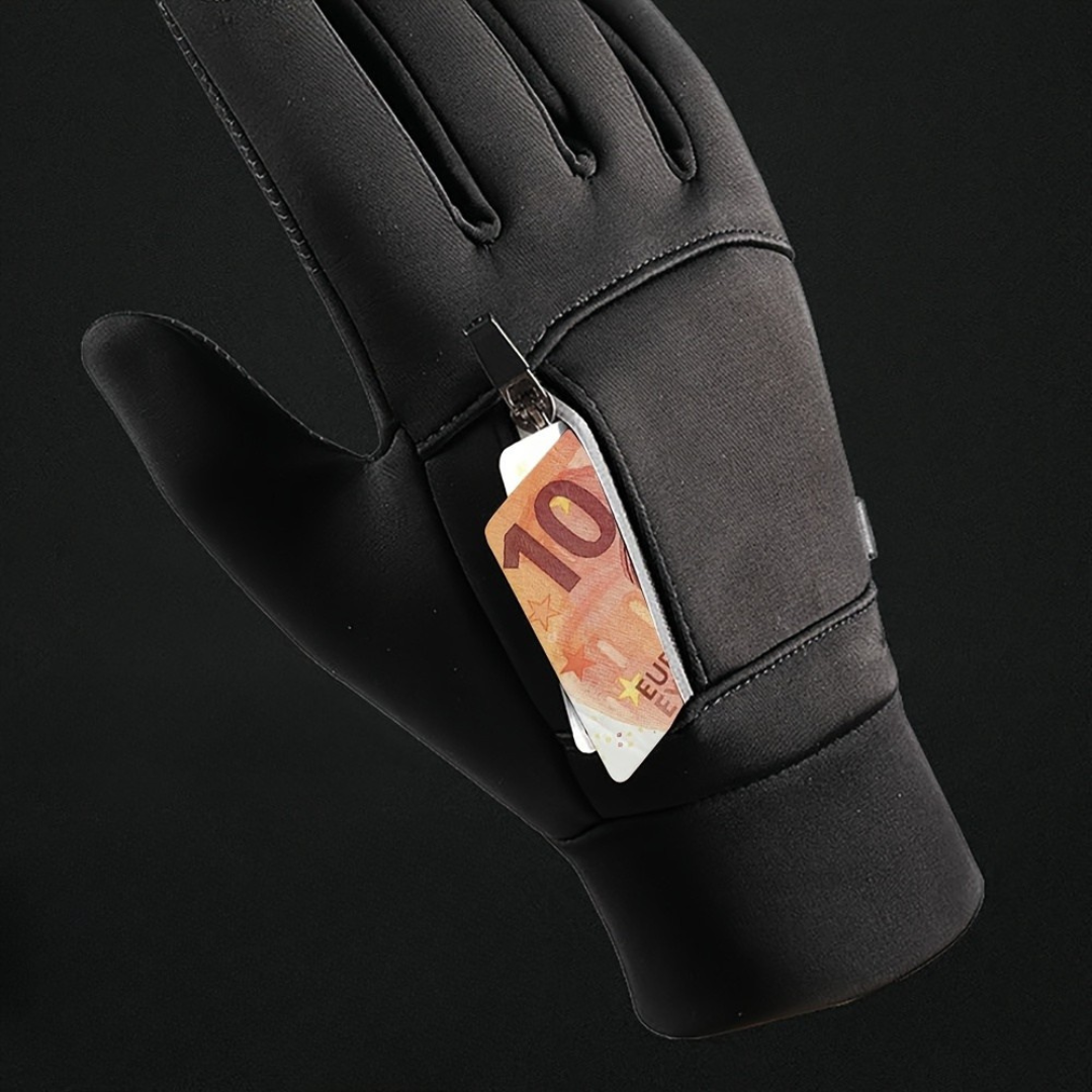 Winter Fiets Handschoenen Heren – Touchscreen, Waterdicht & Winddicht