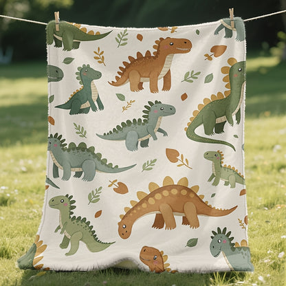 Cartoon Dino Deken – Zacht & Warm Design