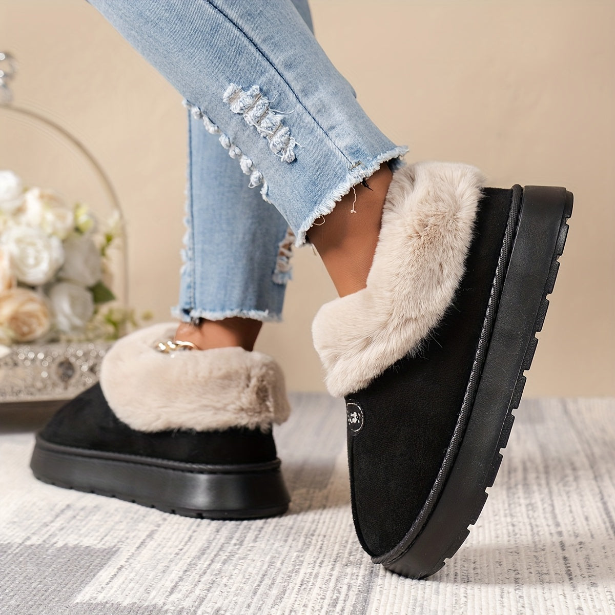 Warme Winter Sloffen Dames