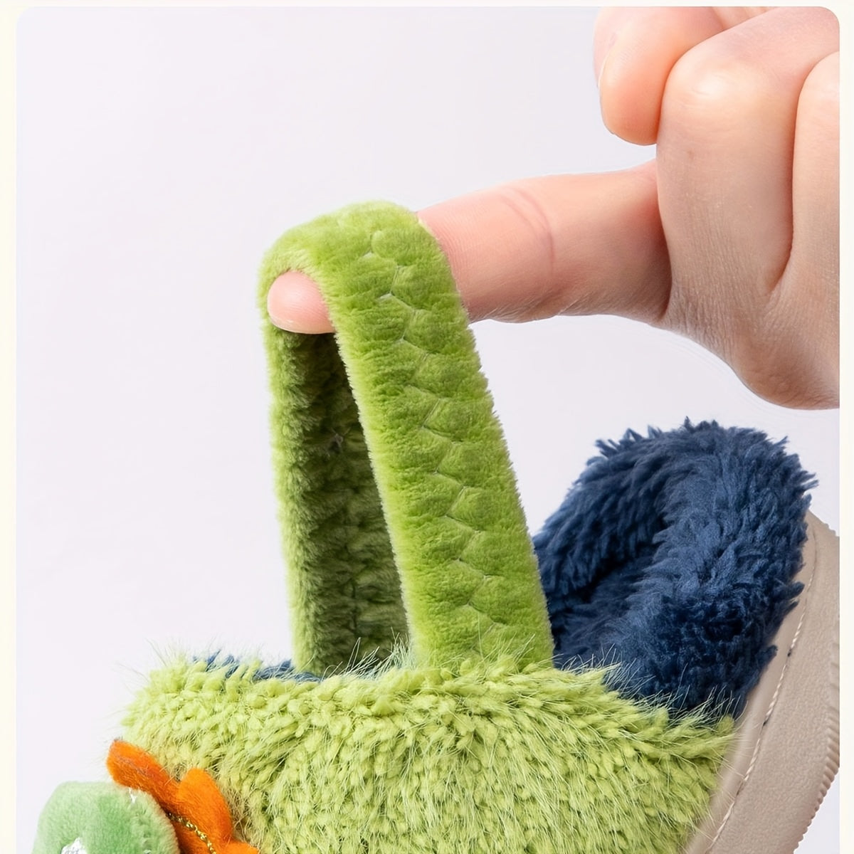 Dino Kinder Sloffen – Warme Pluche Pantoffels met Anti-Slip Zool