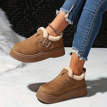 Winter Schoenen Dames – Warm Fleece Gevoerd & Antislip Zool