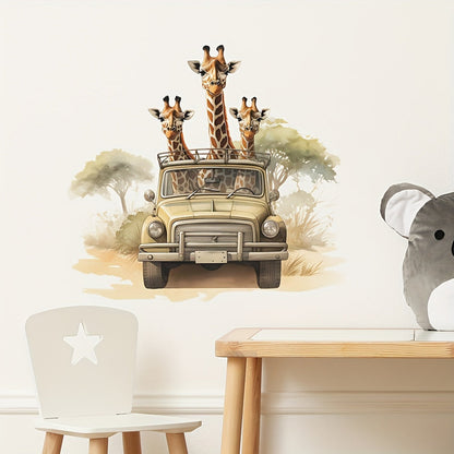 Schattige Giraffe Muursticker – Leuke Kinderkamer Decoratie