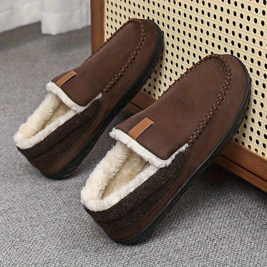 Loafers Pantoffels Heren – Schapenwollen Winter Sloffen