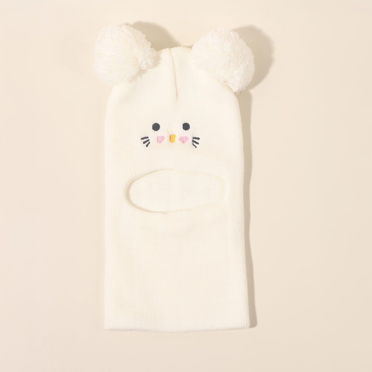 Warme Baby Muts met Oortjes – Zachte Gebreide Wintermuts