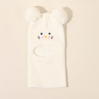 Warme Baby Muts met Oortjes – Zachte Gebreide Wintermuts