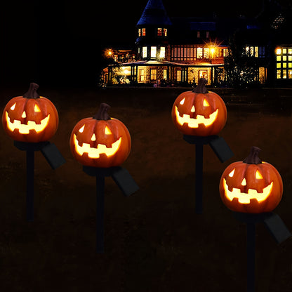 Halloween Solar Tuinverlichting – LED Pompoen Lamp