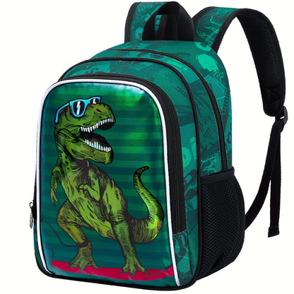 Dino Rugzak voor Jongens – T-Rex & Velociraptor Print