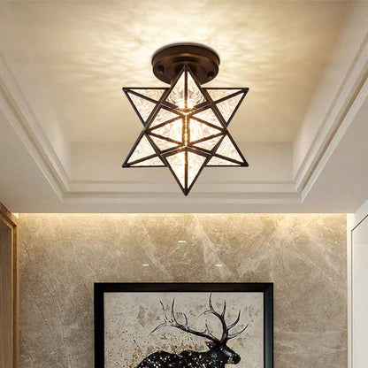 Stervorm Plafondlamp – Moravian Star Design