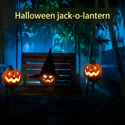 Halloween Solar Tuinverlichting – LED Pompoen Lamp