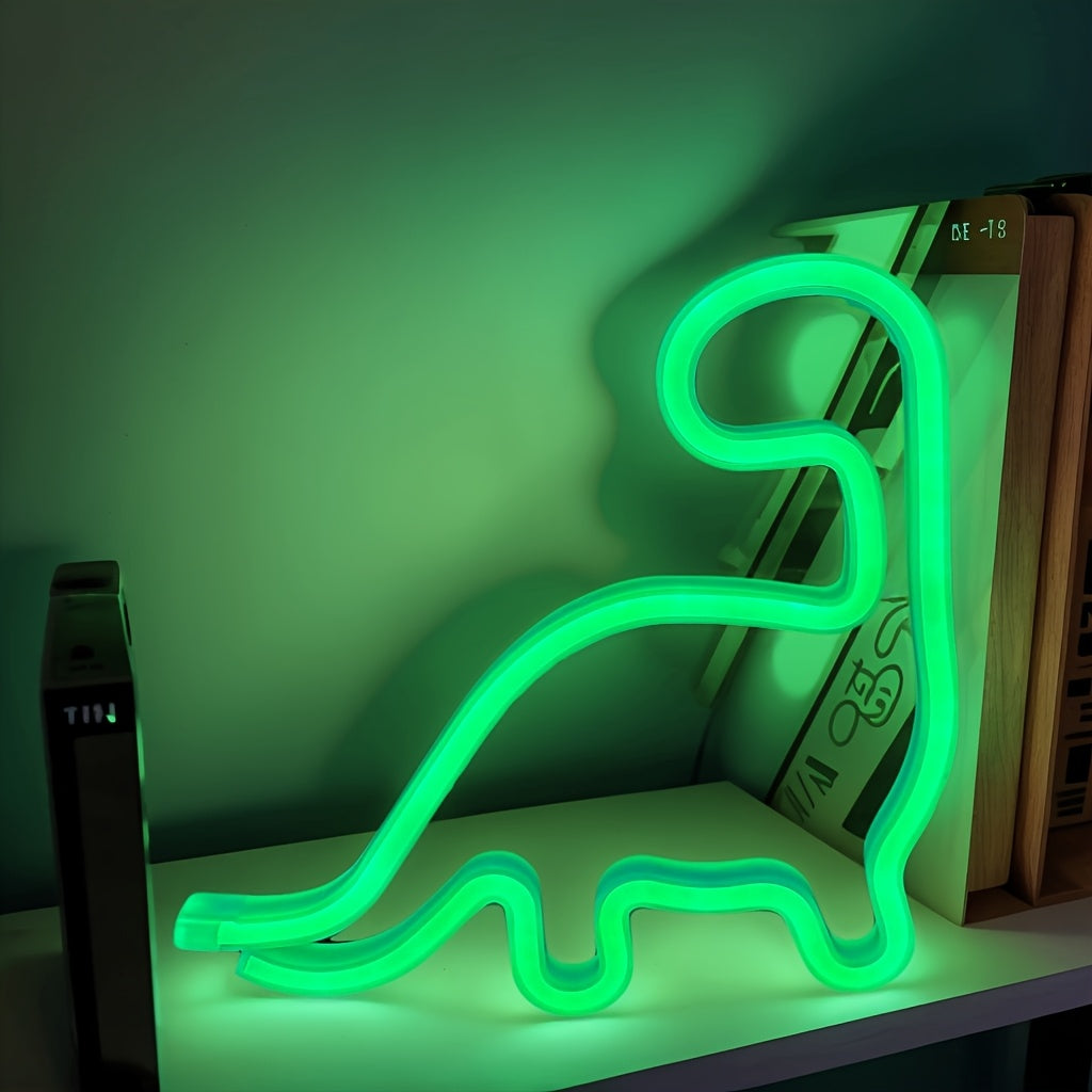 Neon verlichting Dino – Sfeervolle Wanddecoratie voor Kinderkamer