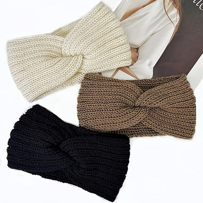 Gebreide Haarbanden Set – Warme Oorwarmers en Winter Accessoire