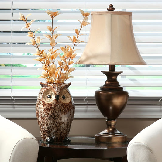 Keramische Uil Vaas – Unieke Herfstdecoratie