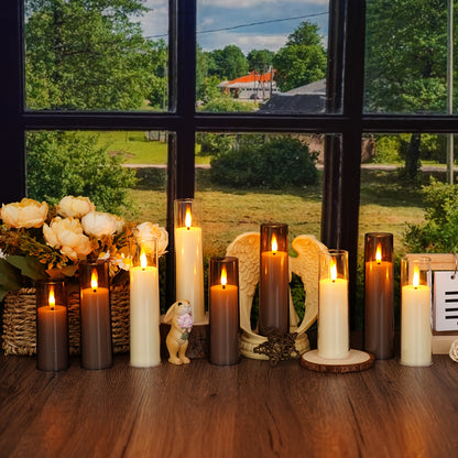 Set van 12 Luxe LED Kaarsen – Met Timer & Afstandsbediening