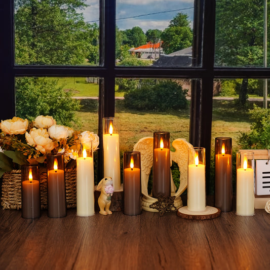 Set van 12 Luxe LED Kaarsen – Met Timer & Afstandsbediening