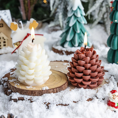 Geurkaars Dennenappel – Perfect Cadeau voor de Feestdagen