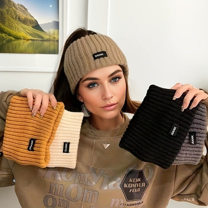 WarmKnit Oorwarmers – Gebreide Winter Hoofdband voor Dames