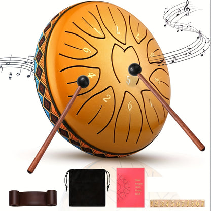 Tongue Drum – Compacte Tongtrommel voor Meditatie & Muziek