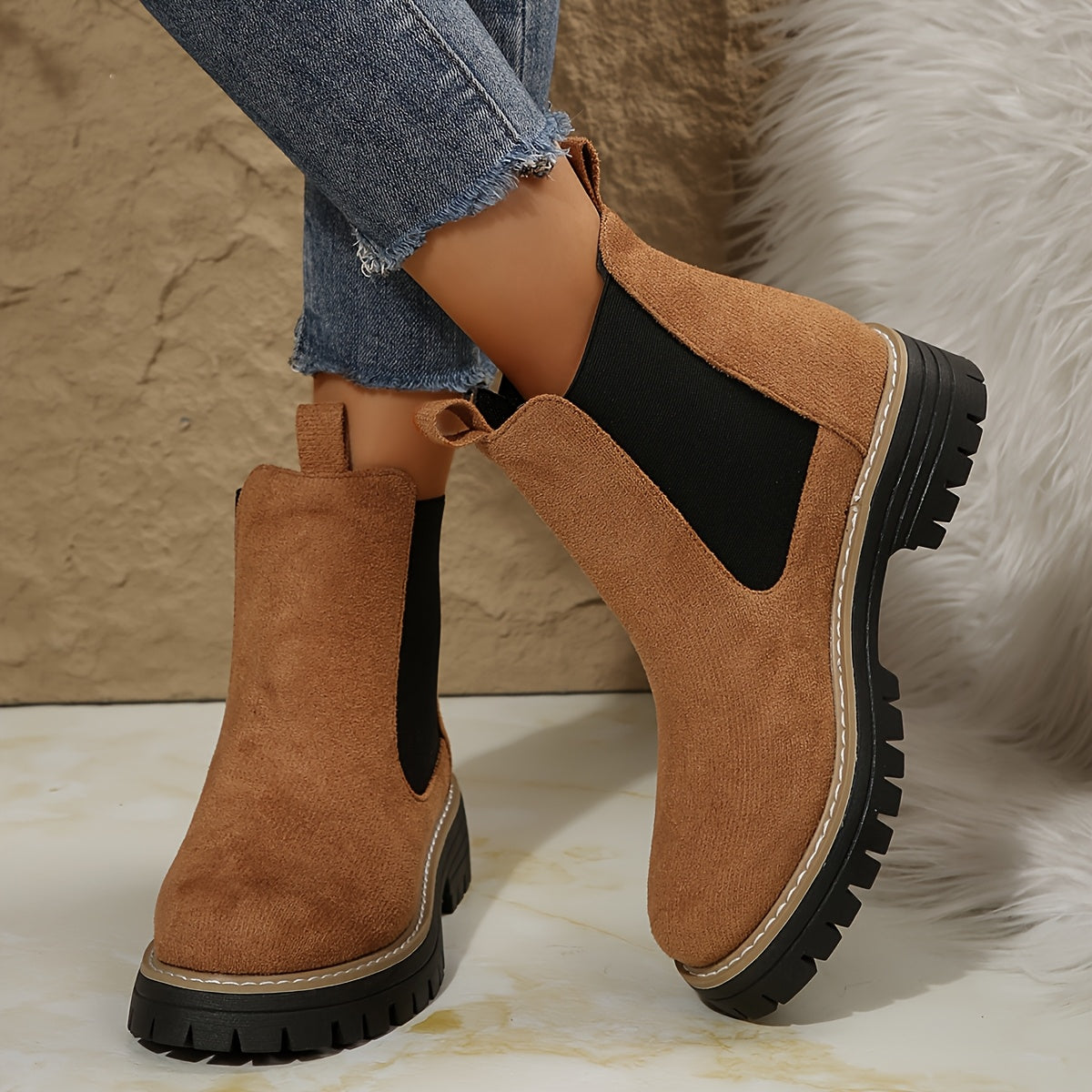 Casual Dames Schoenen – Enkellaarsjes voor Herfst en Winter