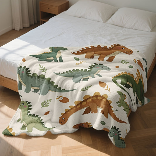 Cartoon Dino Deken – Zacht & Warm Design