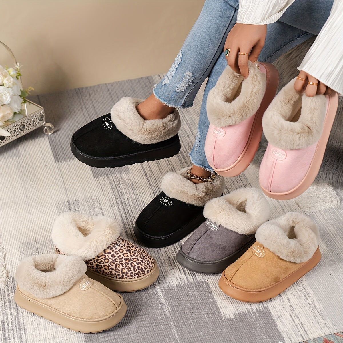 Warme Winter Sloffen Dames