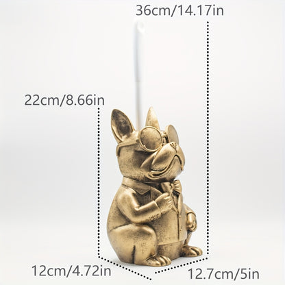 Toiletborstelhouder Bulldog – Unieke Badkamer Decoratie Hond