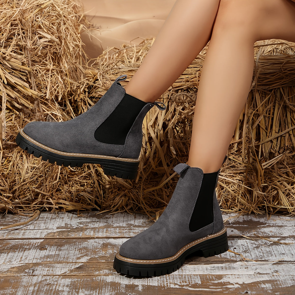 Casual Dames Schoenen – Enkellaarsjes voor Herfst en Winter