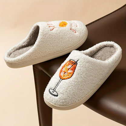Aperol Spritz Slippers - Instap Winter Sloffen met Design