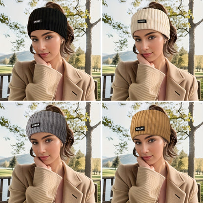 WarmKnit Oorwarmers – Gebreide Winter Hoofdband voor Dames