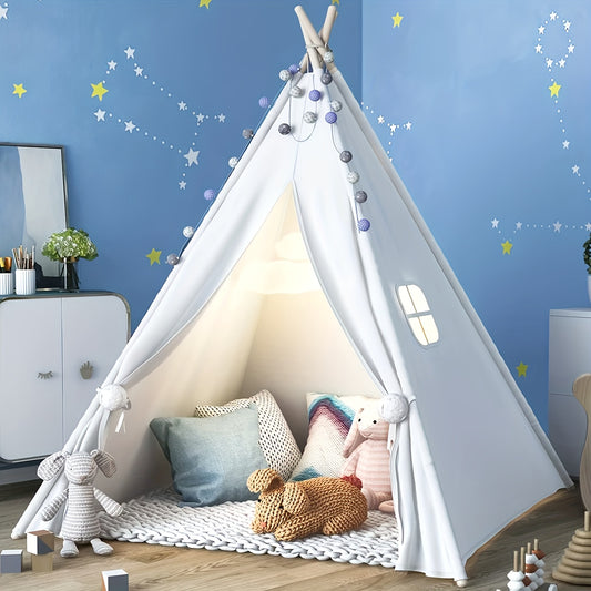 Kinder Tipi Speeltent – Opvouwbare Speelhuis Voor Binnen & Buiten