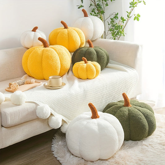 Herfst Decoratie – Teddy Pompoen Kussen