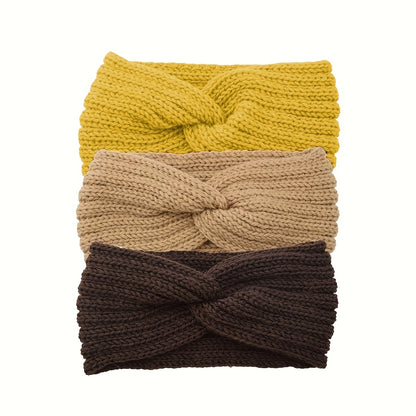 Gebreide Haarbanden Set – Warme Oorwarmers en Winter Accessoire