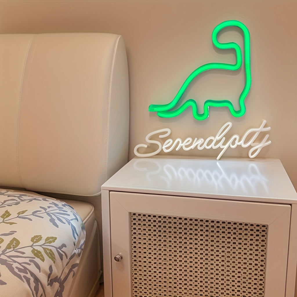 Neon verlichting Dino – Sfeervolle Wanddecoratie voor Kinderkamer