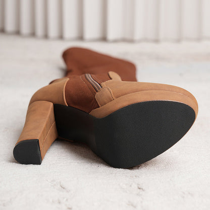 Seravina – Kniehoge Dameslaarzen in Elegant Design
