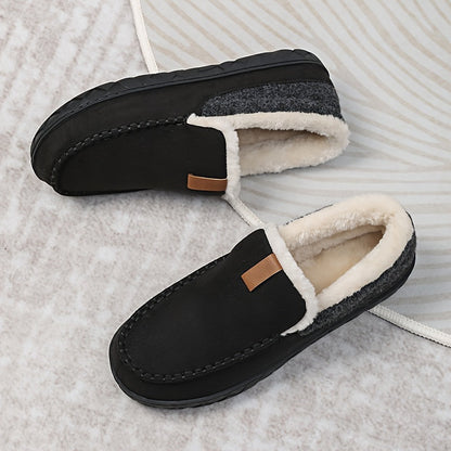 Loafers Pantoffels Heren – Schapenwollen Winter Sloffen
