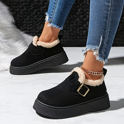 Winter Schoenen Dames – Warm Fleece Gevoerd & Antislip Zool