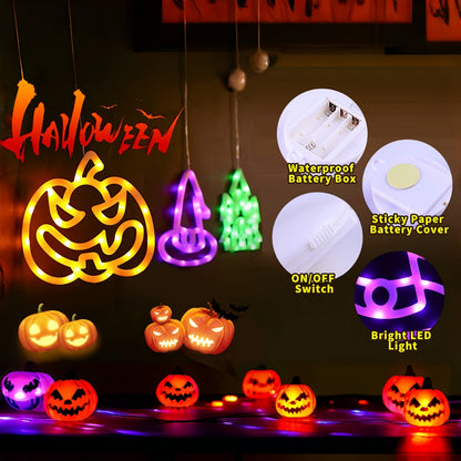 Set Halloween LED Verlichting – Sfeervolle Raamdecoratie