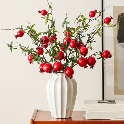 Granaatappel Kunstbloemen – Decoratieve Takken voor Vaas