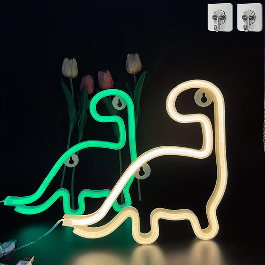 Neon verlichting Dino – Sfeervolle Wanddecoratie voor Kinderkamer