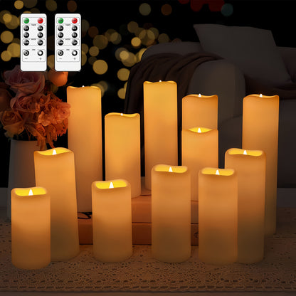 LED Kaarsen – Set van 12 Kaarsen met Timer & Afstandsbediening