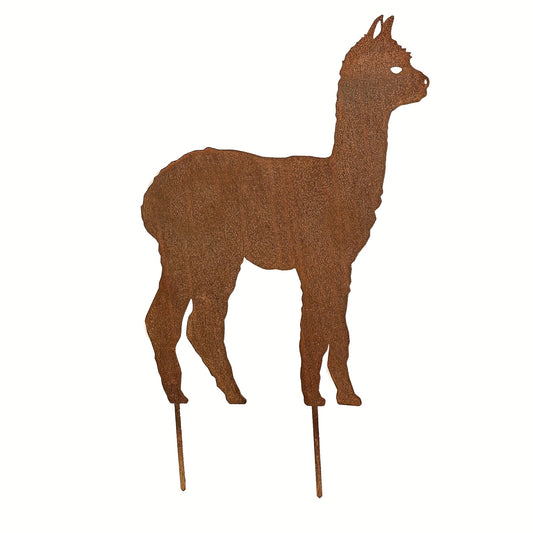Metalen Alpaca Tuinsteker – Tuin, Terras en Landschapsaccent