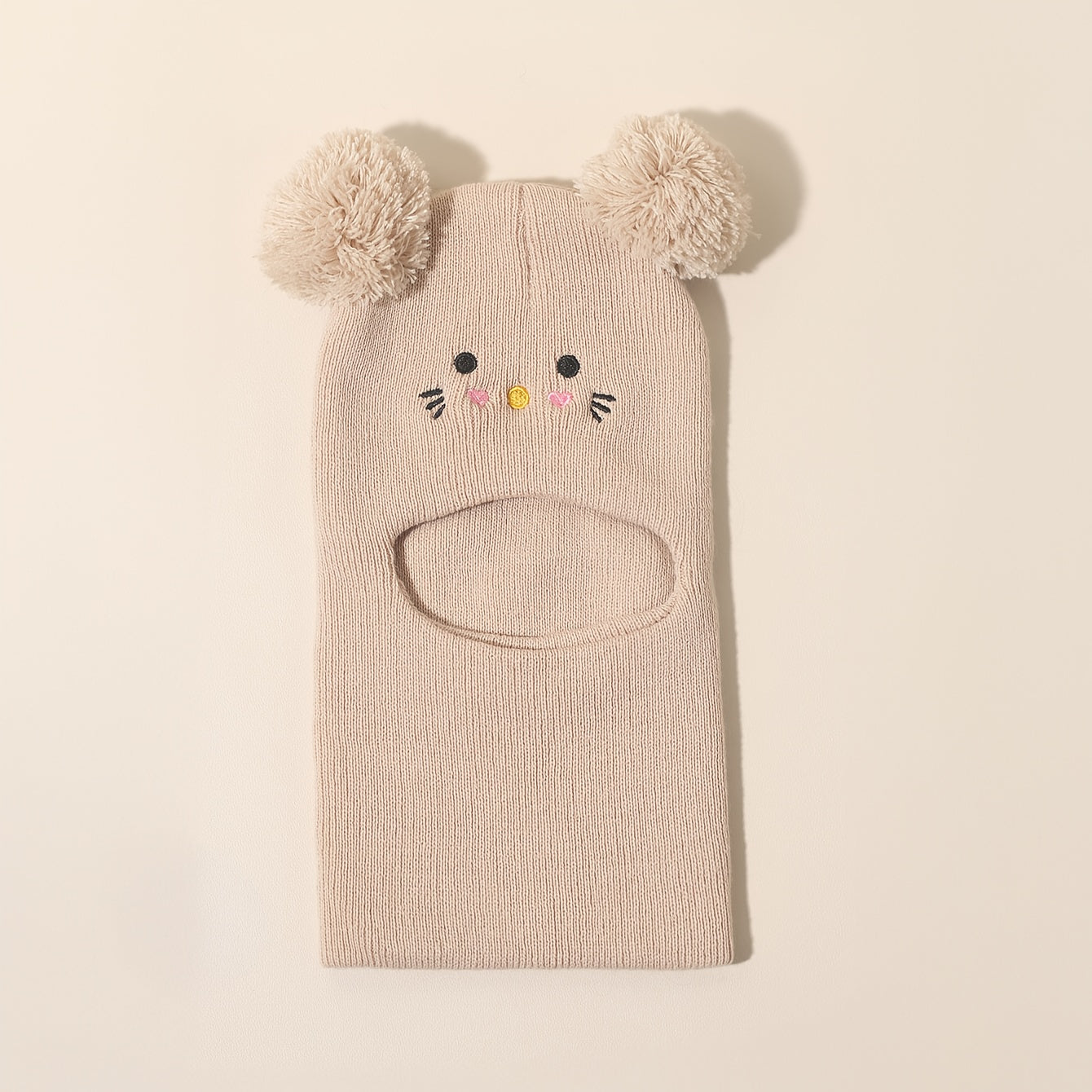 Warme Baby Muts met Oortjes – Zachte Gebreide Wintermuts