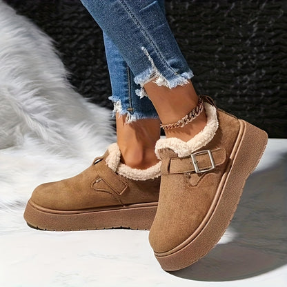 Winter Schoenen Dames – Warm Fleece Gevoerd & Antislip Zool